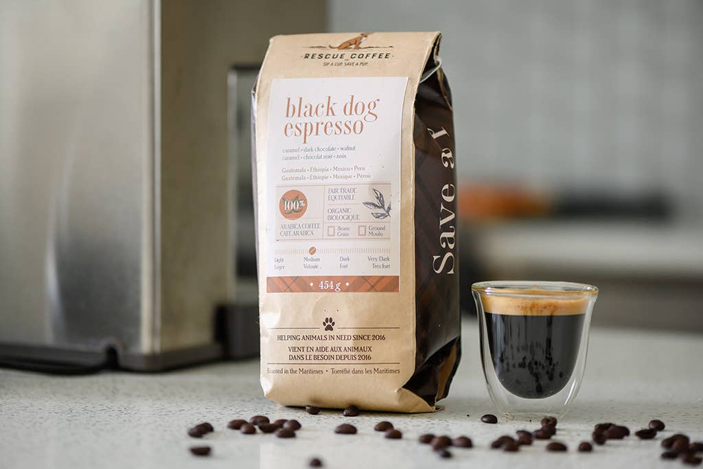 Rescue Coffee Co. - Wholesale Coffee Beans - Black Dog Espresso | Medium Roast | 1lb Bag | Organic Coffee3