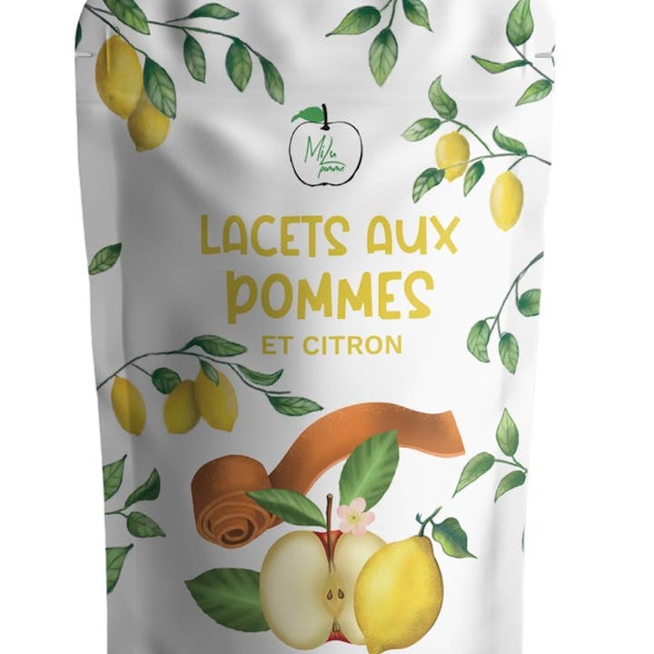 MiLu pomme - Wholesale Fruit snacks - Apple and lemon shoelaces
