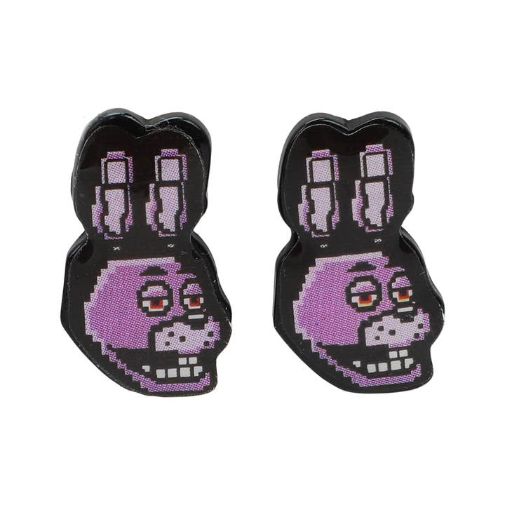 Bioworld Merchandising - Wholesale Stud/Post Earrings - Five Nights at Freddy's Pixelated 6 Pack Earring Set3