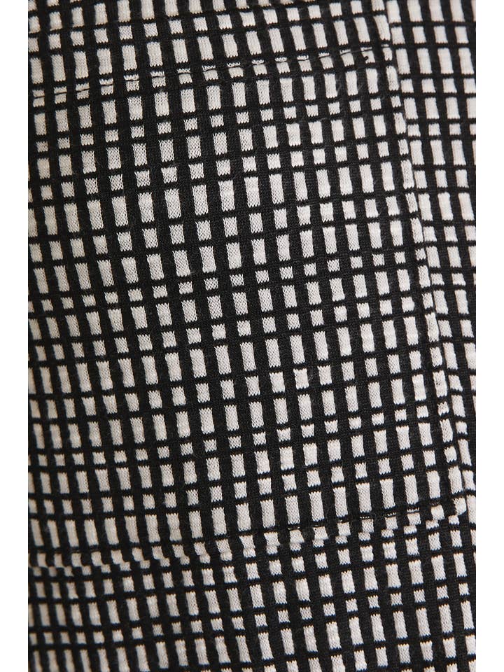 COLLAR LONG SLEEVE BUTTON UP GINGHAM MINI DRESS for wholesale on Faire5