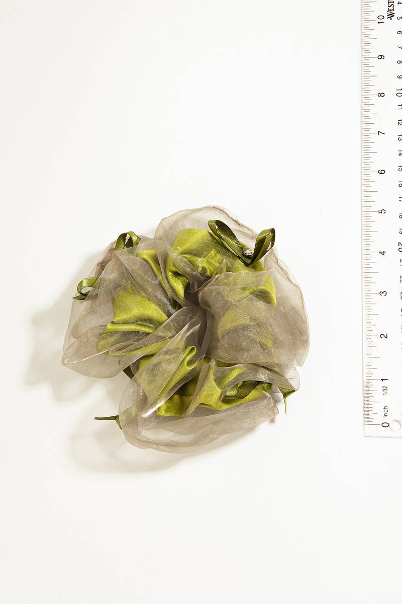 MULTI Ribbon Bow Hair Scrunchie Set for wholesale on Faire1