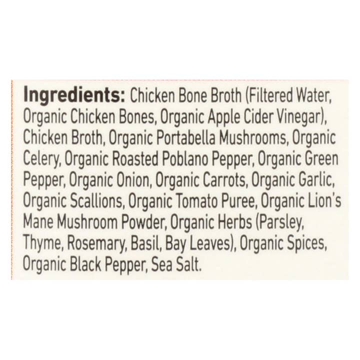 Ware Spark - Wholesale Broth - Kettle & Fire Mushroom Chicken Bone Broth - Case Of 6 - 16.9 Oz1