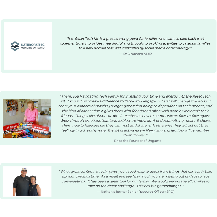 Navigating Tech Family - Wholesale Health/Detox Tea - Reset Tech Kit or Digital Detox Kit8