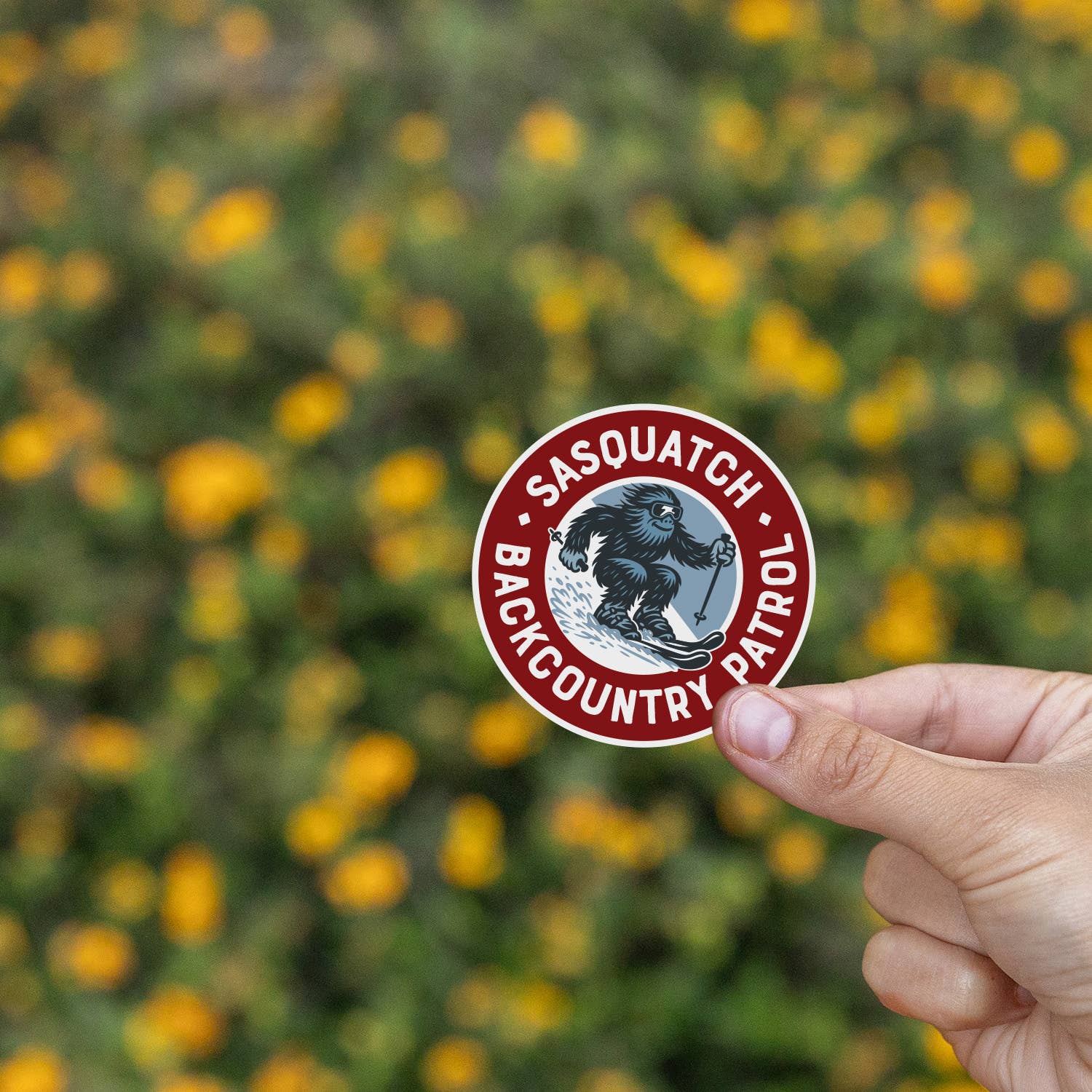 Squatchy - Wholesale Sticker - Sasquatch Backcountry Patrol Sticker8