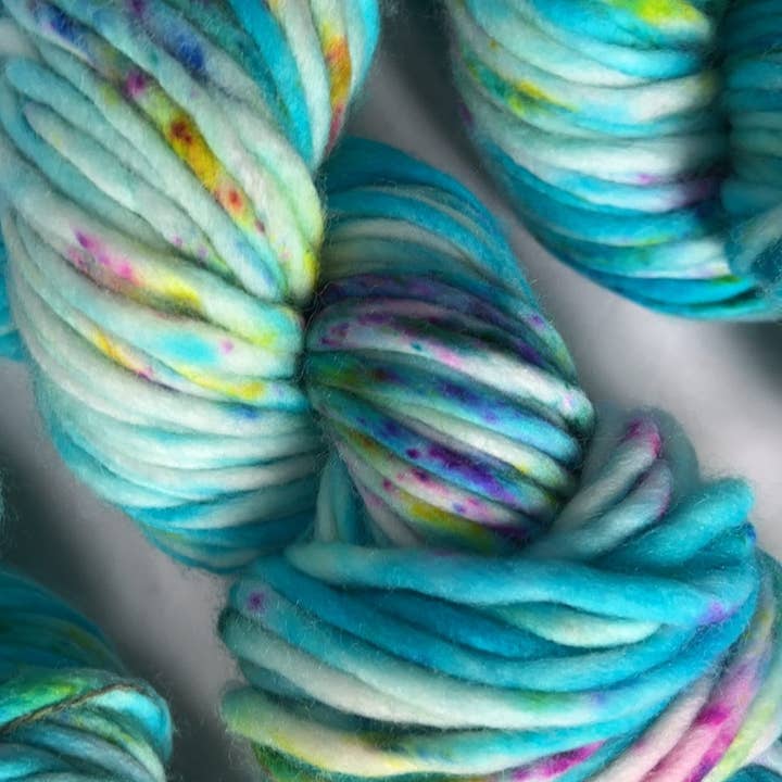 Honey and Clover Knits, LLC - Wholesale Yarn - Hand dyed yarn | super bulky yarn | hand dyed merino wool yarn | indie dyed wool | Blue Bayou