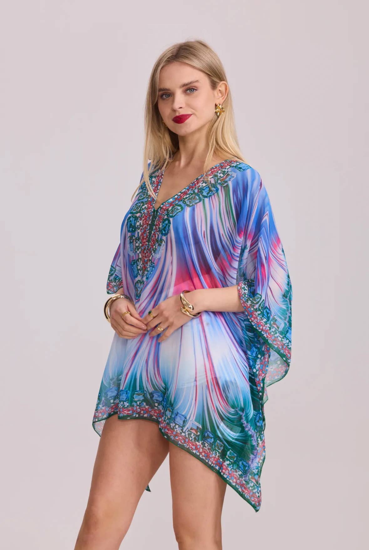 Frime – Engroshandel Kimono - Dame – Strandtop - 53618