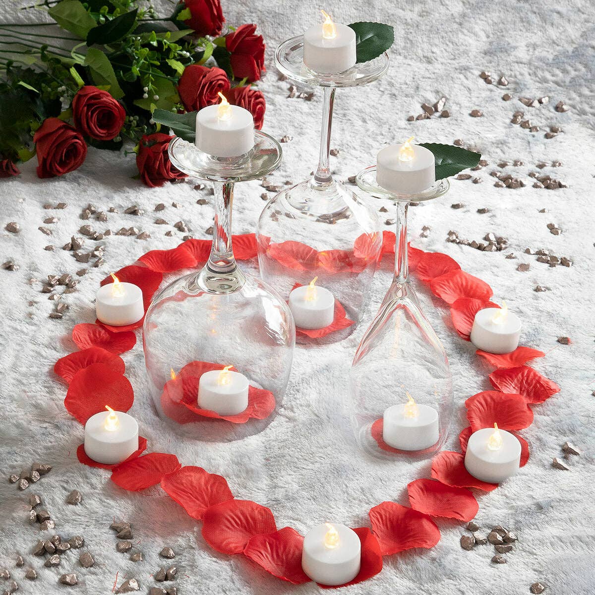 InnovaGoods - Wholesale Flameless Candle - InnovaGoods Romandle LED Tea Candle Set 12 Units2