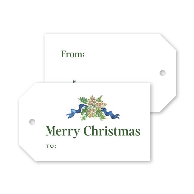 Dogwood Hill – wholesale Presentetikett – Blå Bandetallrikar Presentetiketter0