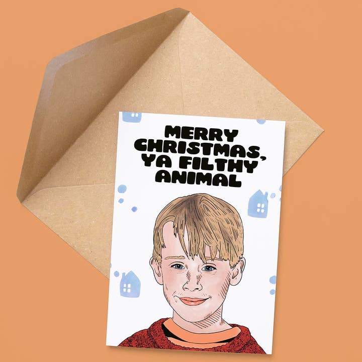 Pretty Good Cards - Wholesale Christmas Card - Filthy Animal Christmas Card1