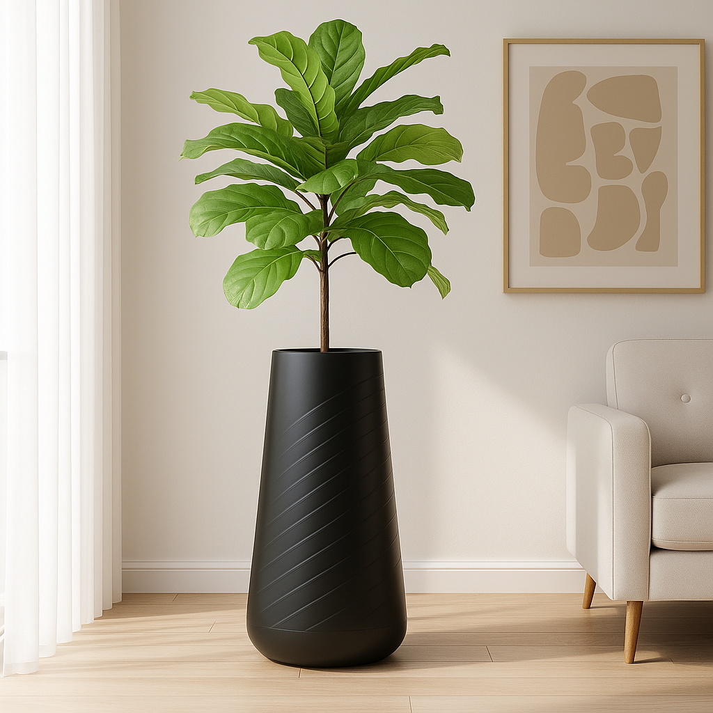 Sona Casa - Wholesale Plant Pot - Contemporary Decorative Self Watering Pot, Modern Tall Indoor Planter, 33 in Home, Office, Garden Decoration, Gift0