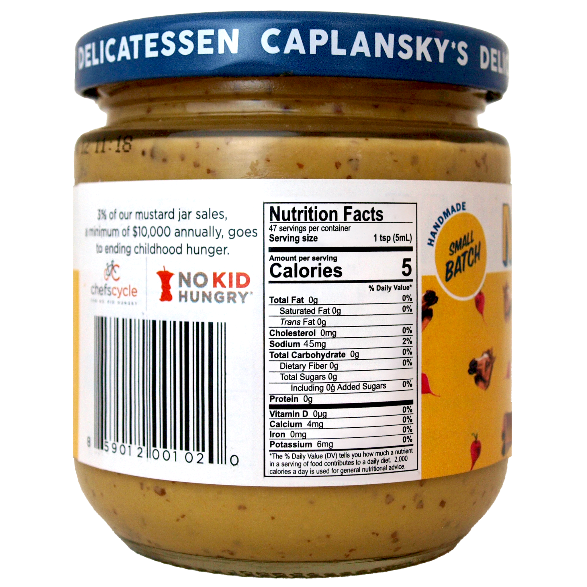 Caplansky's Deli Mustard - Wholesale Mosterd - Caplansky's Deli mierikswortelmosterd 235 ml - pot van 8 oz1