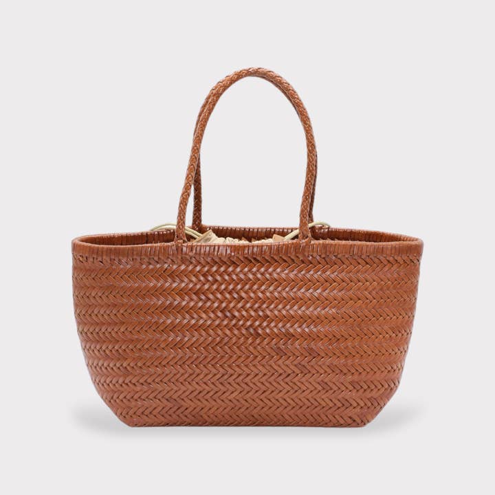 Sook Stainable - Wholesale Tote Bag - Women's - Lou - Handwoven Leather Tote Bag