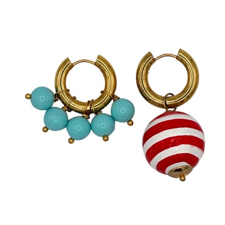 Cerchi con perline placcati in oro 24 carati/Bo475 Mix & Match per la vendita all'ingrosso da parte di Timeless Pearly