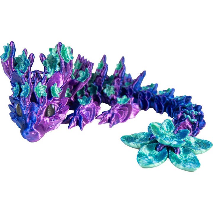 3D Printed Fidget Small Cherry Blossom Dragon Ast'd Colors for wholesale by Kheops International