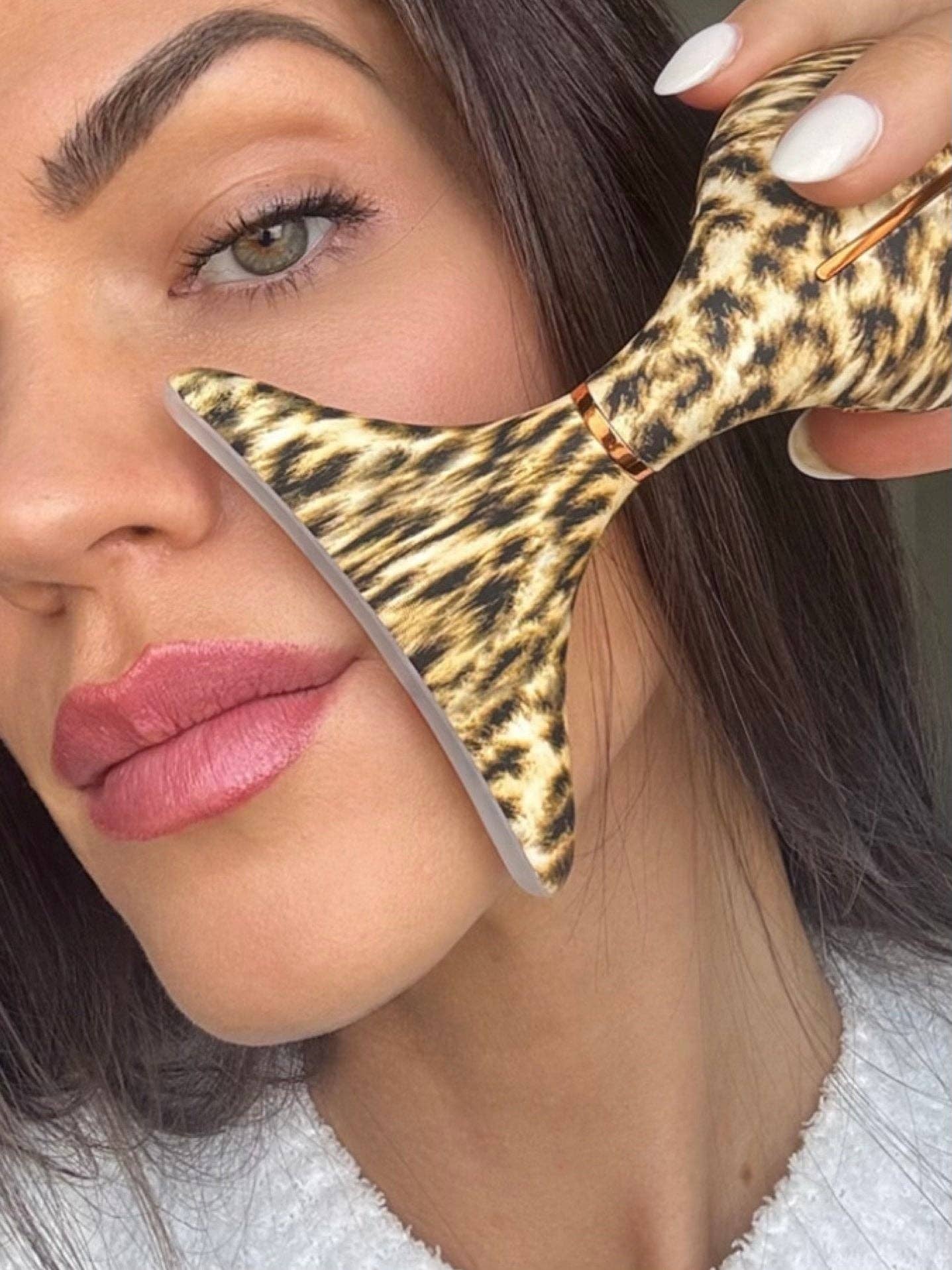 GLO24K - Wholesale Electronic Skincare Device - 7 Color LED Neck & Face Massager Deluxe (Cheetah)1