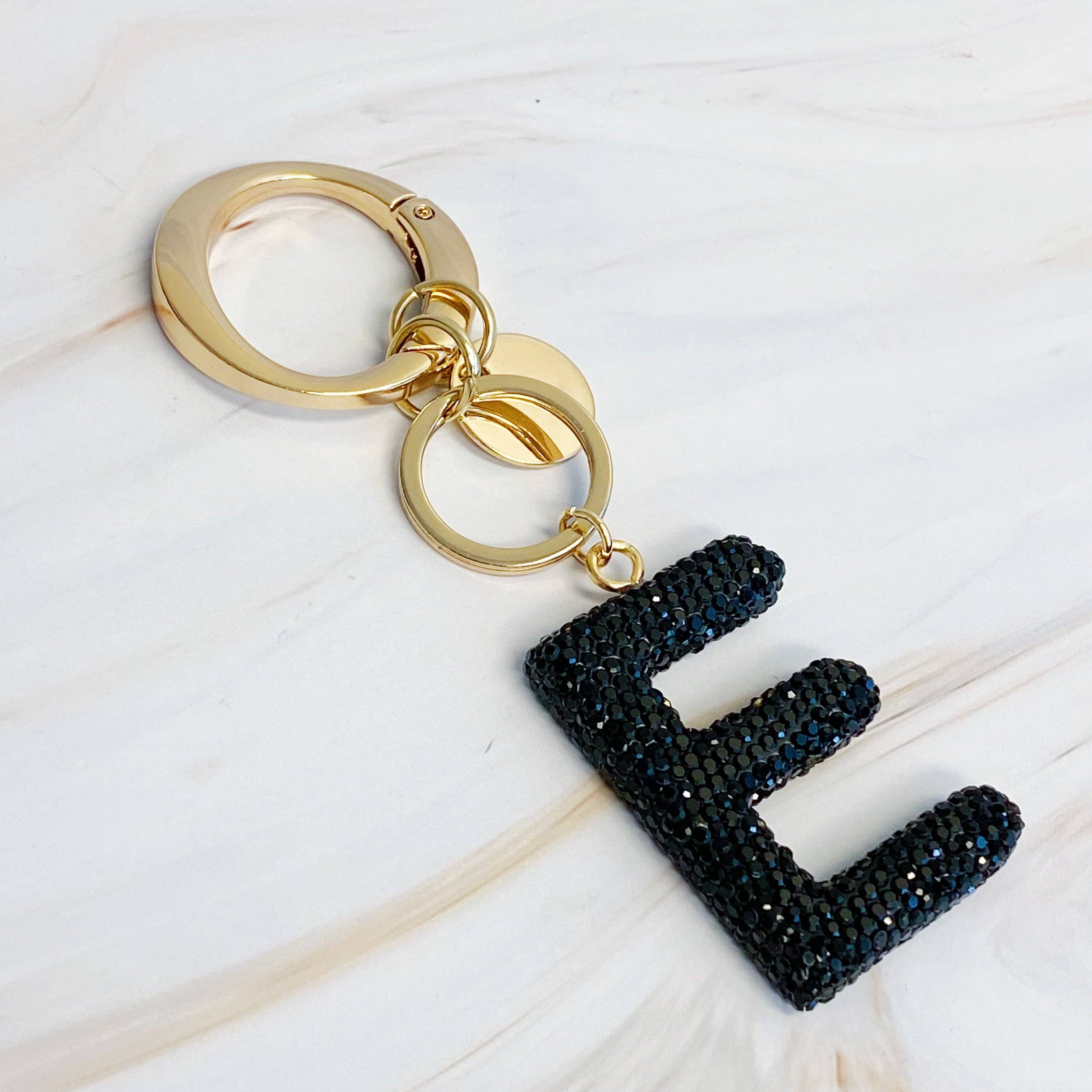 Ellison+Young - Wholesale Keychain - Women's - It Girl Glam Initial Key Chain20