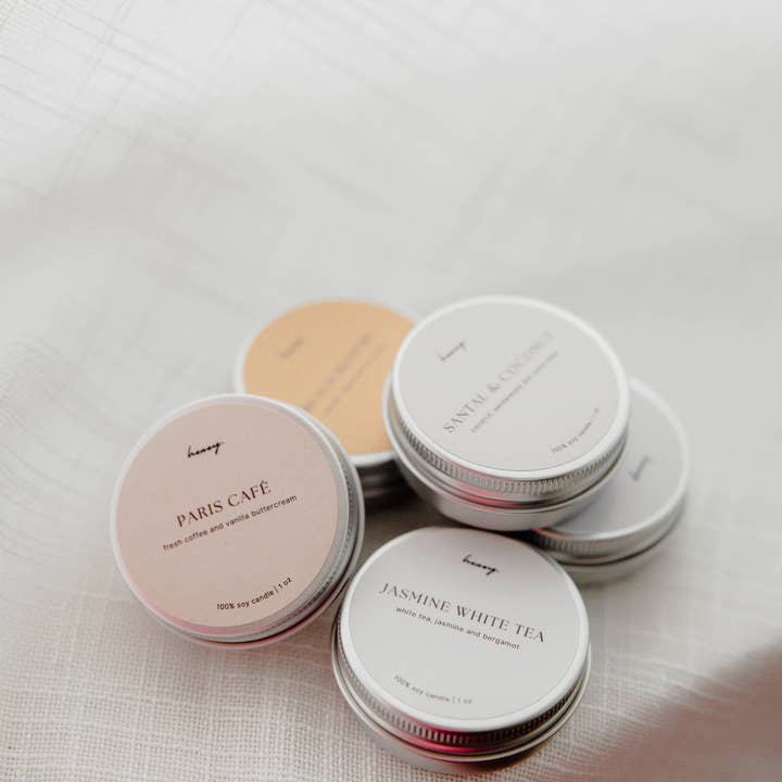 Honey Candle Studio - Wholesale Jar/Filled Candle - 1oz Customizable Candles | Holiday Gifting, Event, Corporate4