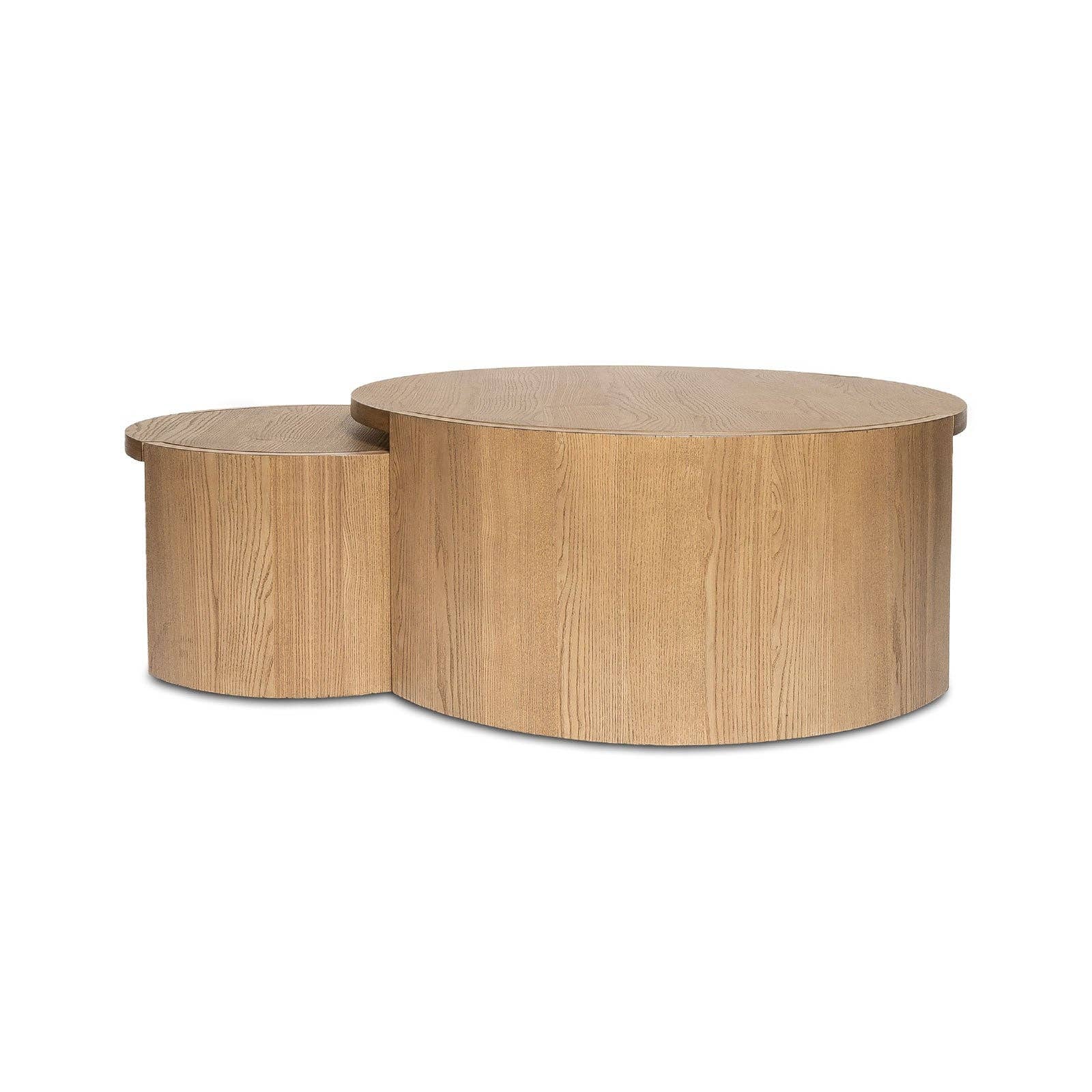 Style In Form - Wholesale Coffee Table - Forma Nesting Coffee Tables (Set of 2) - Rustic Oak15