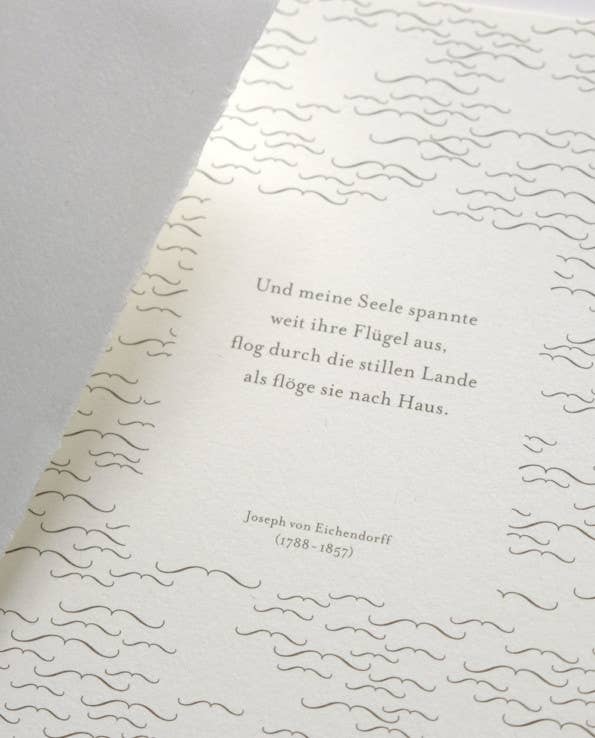 Haferkorn & Sauerbrey - Wholesale Sympathy Card - Eichendorff sympathy card/condolence card1