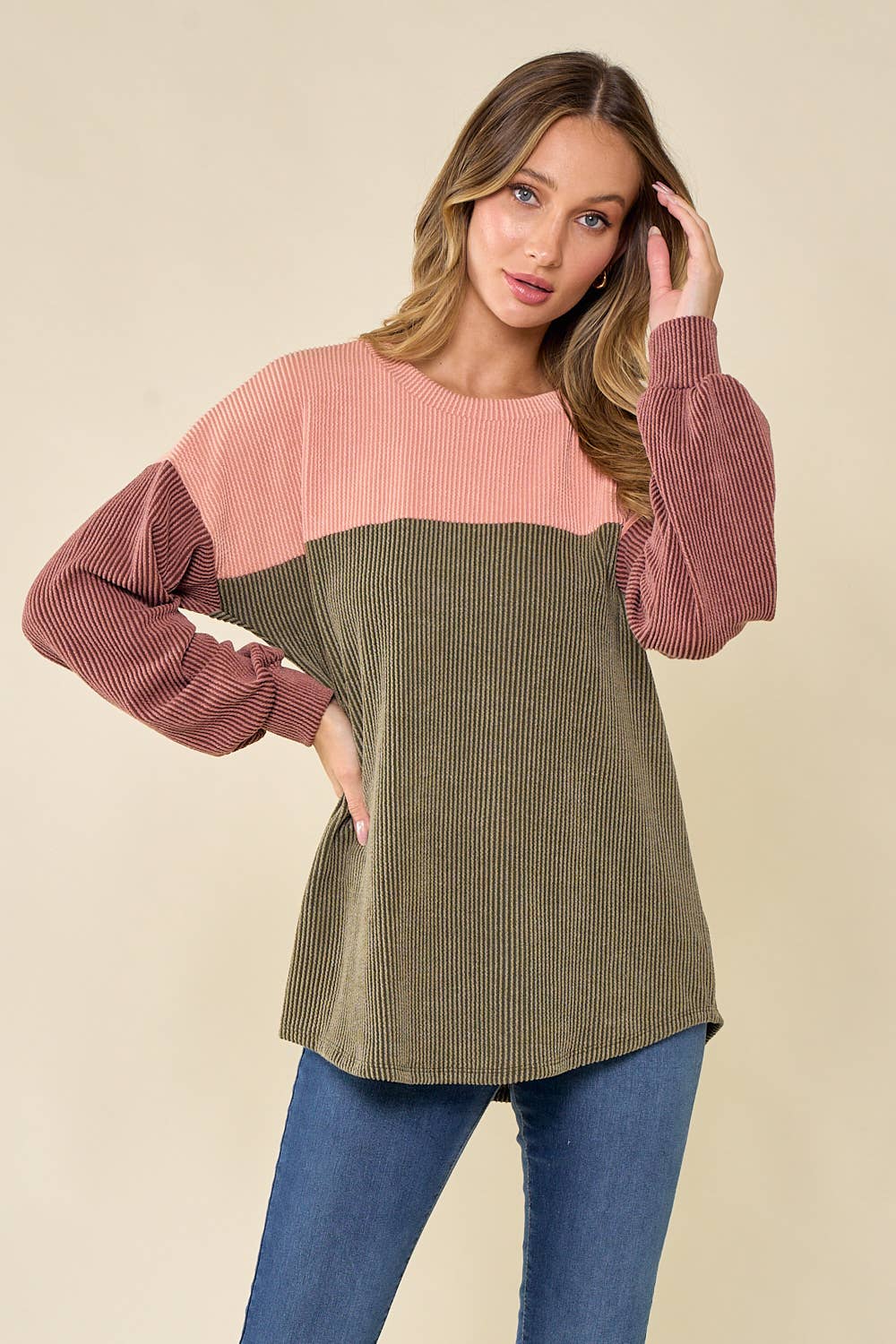 lovely melody – wholesale Sweatshirt - Dam – LMT3379-S-Time to Love Sweatshirt65
