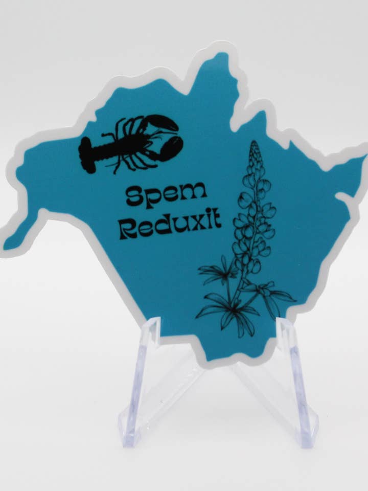 New Brunswick map sticker for wholesale by Harlo stickers