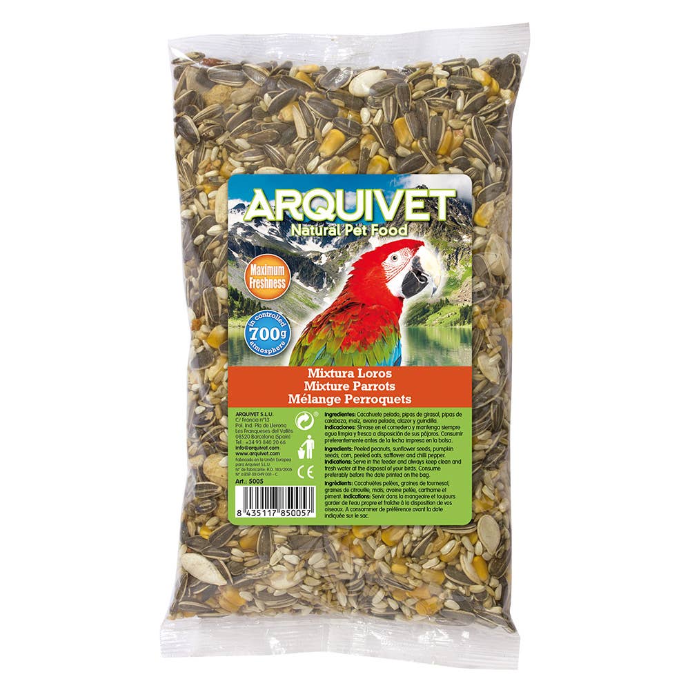 ARQUIVET, S.L.U. - Wholesale Pet Food - Not Cat/Dog - Loros Mix 700 Gr.1
