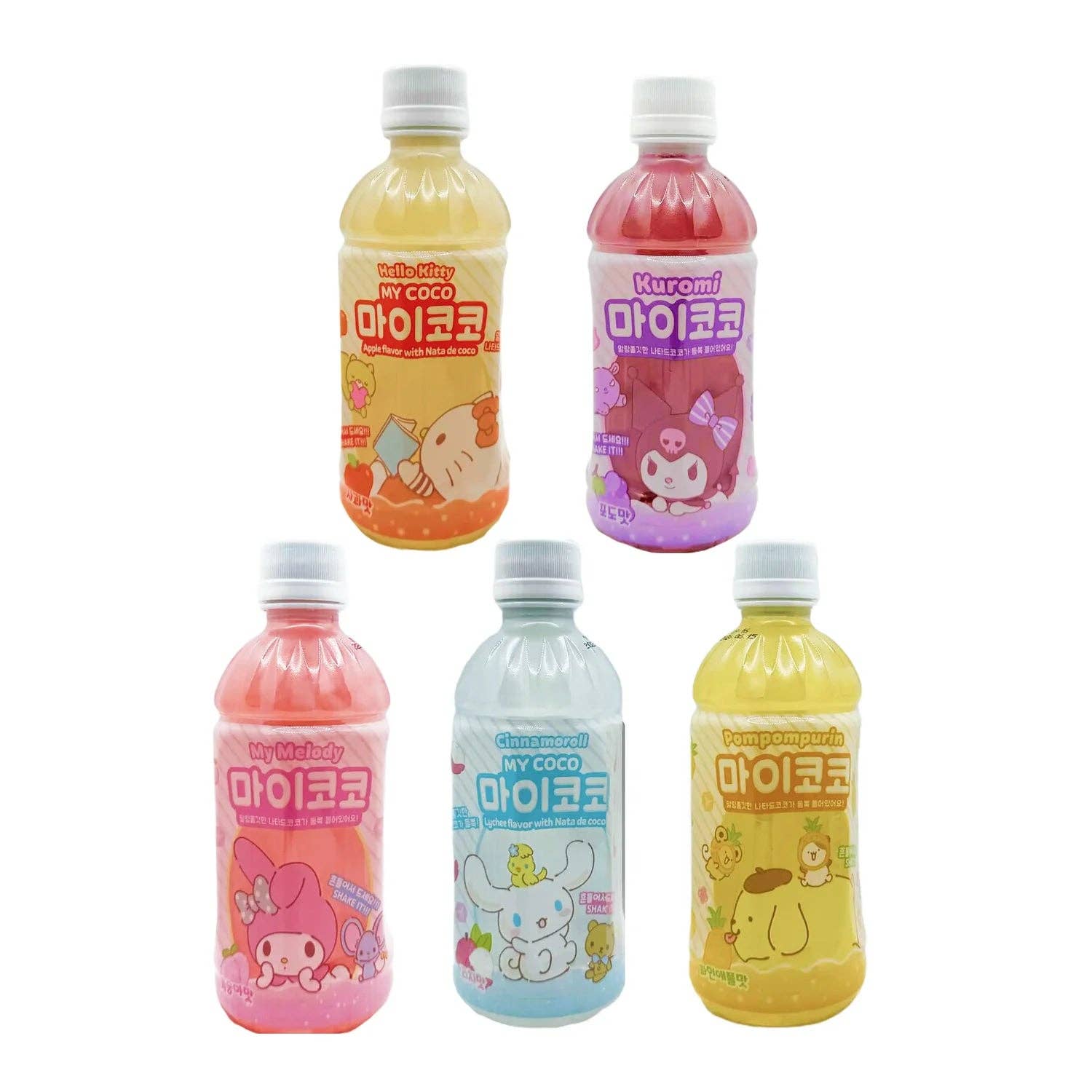 Global Bite Co - Wholesale Fruit Juice - Pompompurin Mycoco Pineapple Flavor 340ml (Korea)2