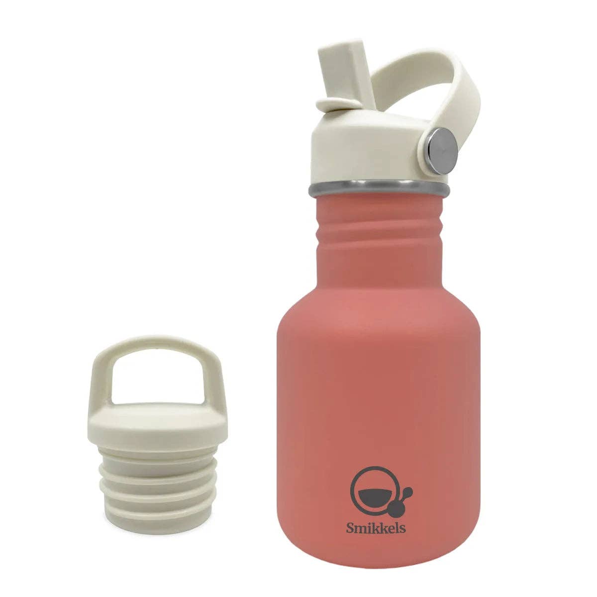Smikkels - Wholesale Water Bottle - Stainless Steel Water Bottle with New Straw Lid - 350ml2