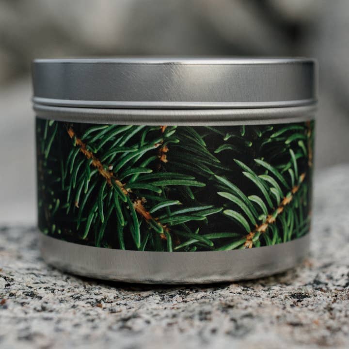 7oz. Hand-Poured Spruce Soy Candle for wholesale by Alaska Creations