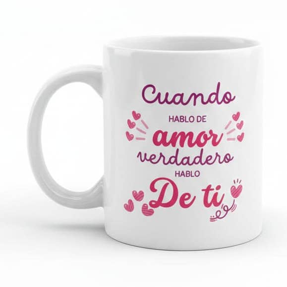 Caneca "Amor Verdadeiro" por atacado de Happy Vibes