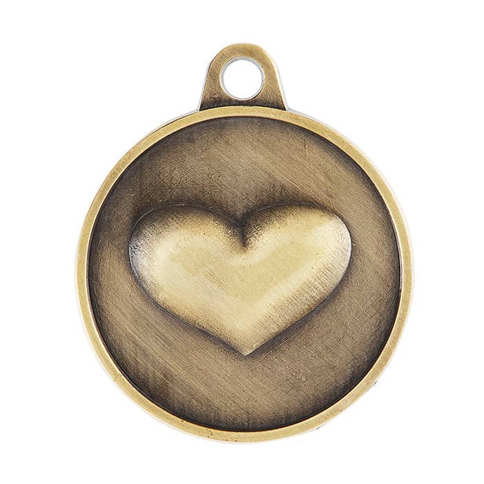 Etiqueta de identificação do coração por atacado de Hot Dogs All Dressed