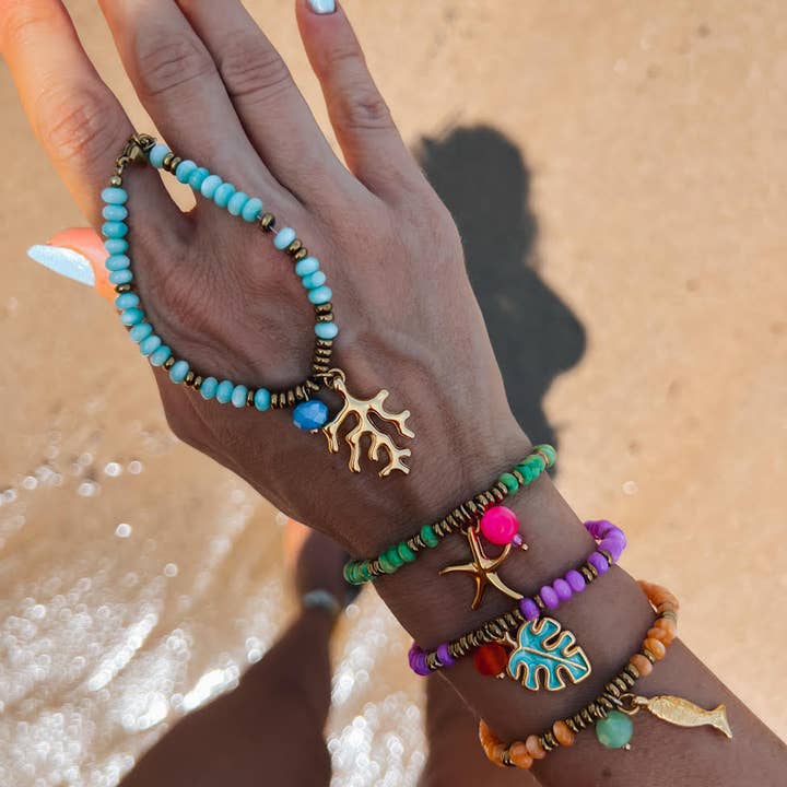 Goupi - Wholesale Charm/Dangle Bracelet - Summer charms exotic bracelets in various colors