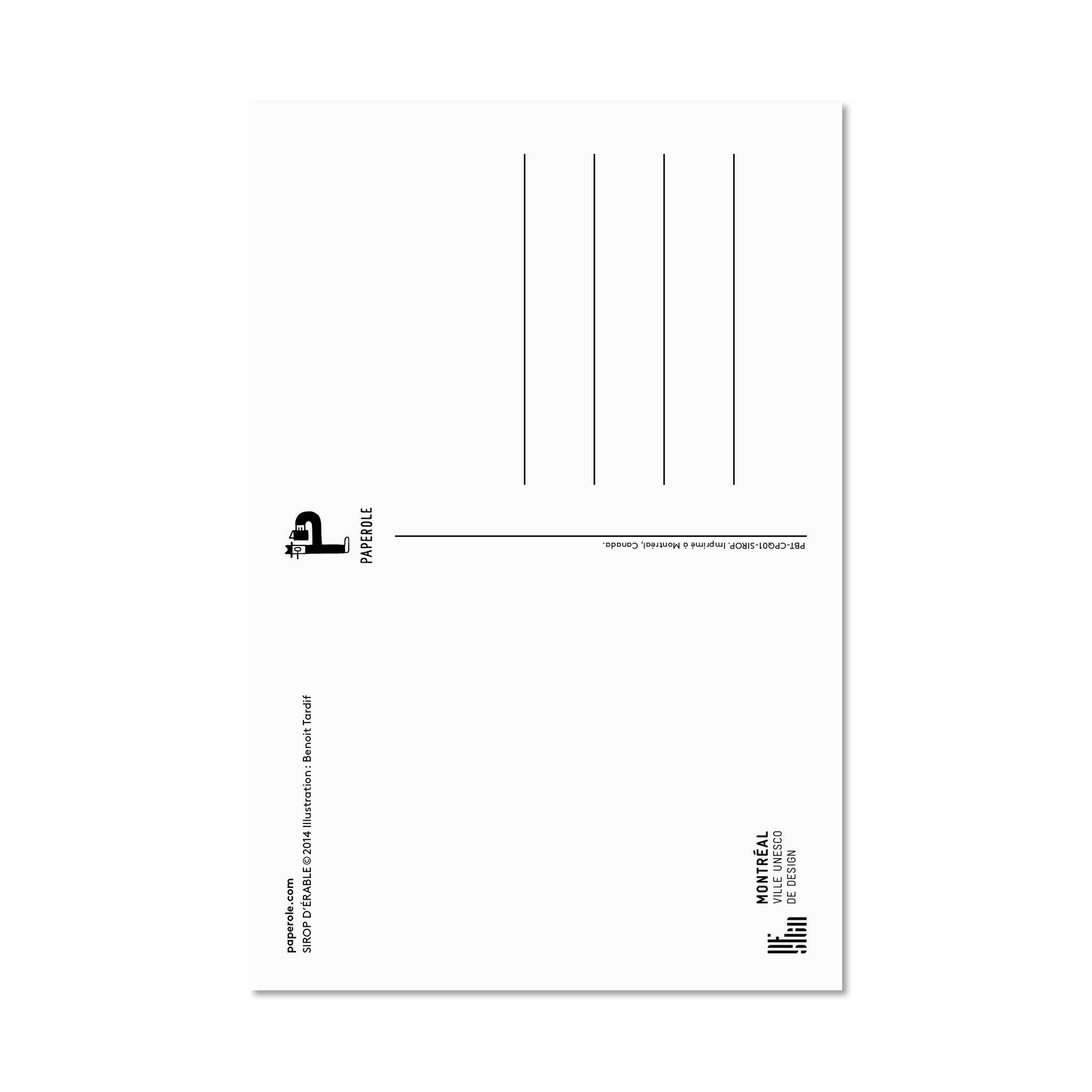 Paperole – wholesale Postcard – SIROP — Postcard1