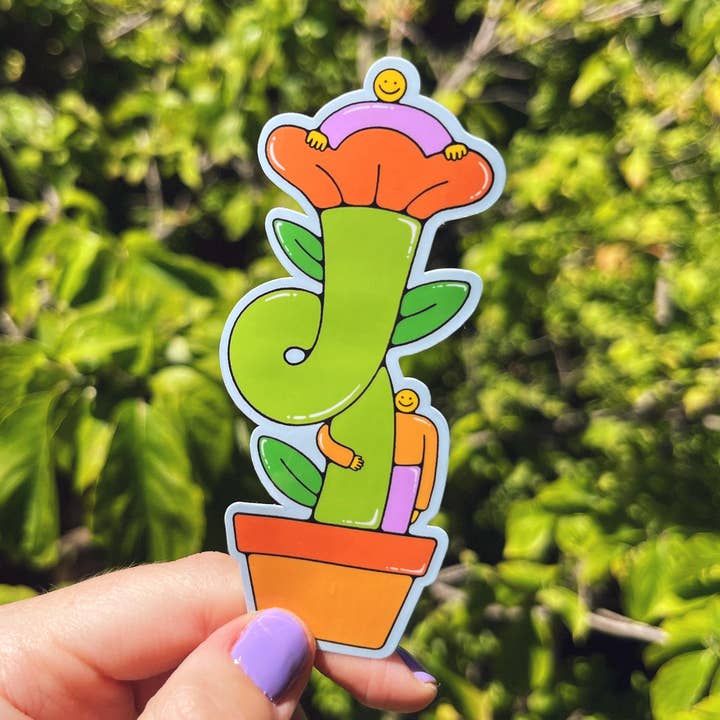 Klistermärke – Bland blommorna för wholesale av Bailey Crouch Illustration