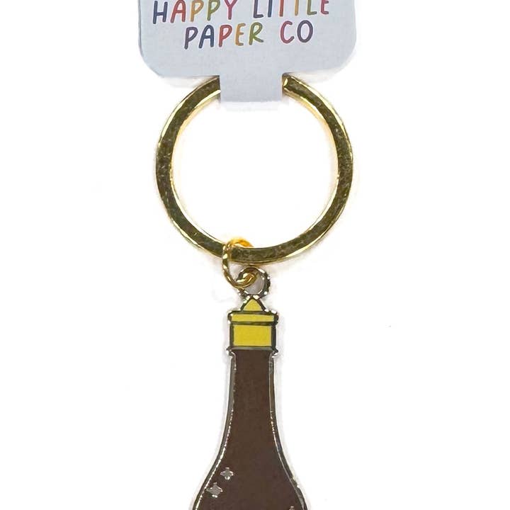 Maggi Soy Sauce Enamel Keychain for wholesale by Happy Little Paper Co