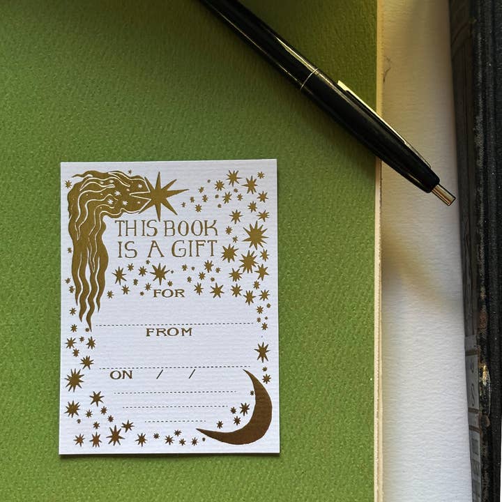 Lillian Melcher - Wholesale Book Plate - Set of Three Celestial Book Plate Stickers1