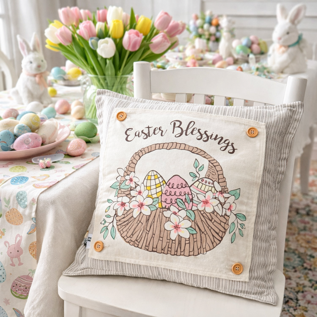 PillowPanels - Wholesale Throw/Decorative Pillow - SQUARE PILLOW ONLY:  (with insert) SQUARE TICKING PILLOW13