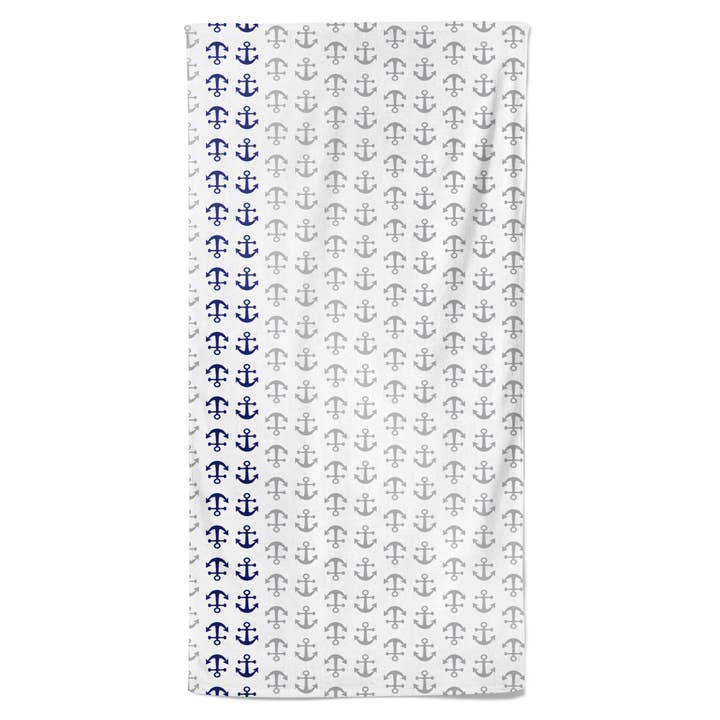 UPF 50 Strandhanddoek/Omslagdoek - Anchors Away voor wholesale door Salt n Rays