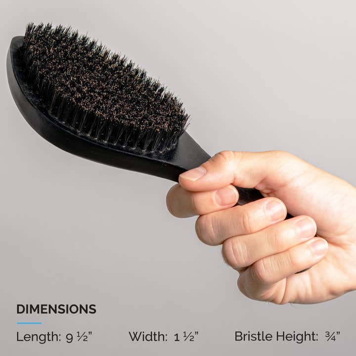 Zeus Beard - Wholesale Hair Brush/Comb - Handle Hair Brush, 100% Boar Bristle