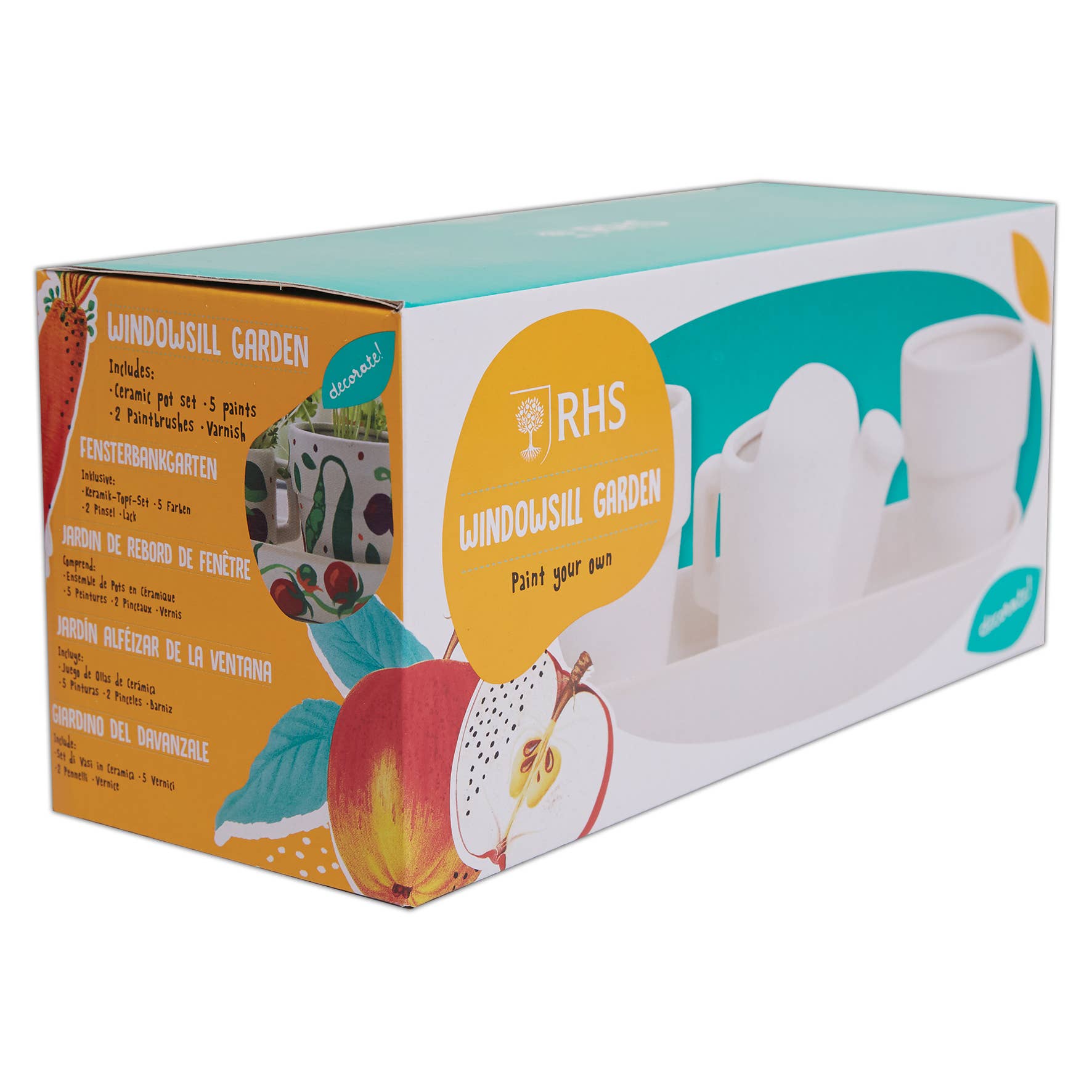 West Design Products – Pintura/desenho por atacado – RHS Paint Your Own Set, Branco, Kit de Artesanato, Janela para Jardim2