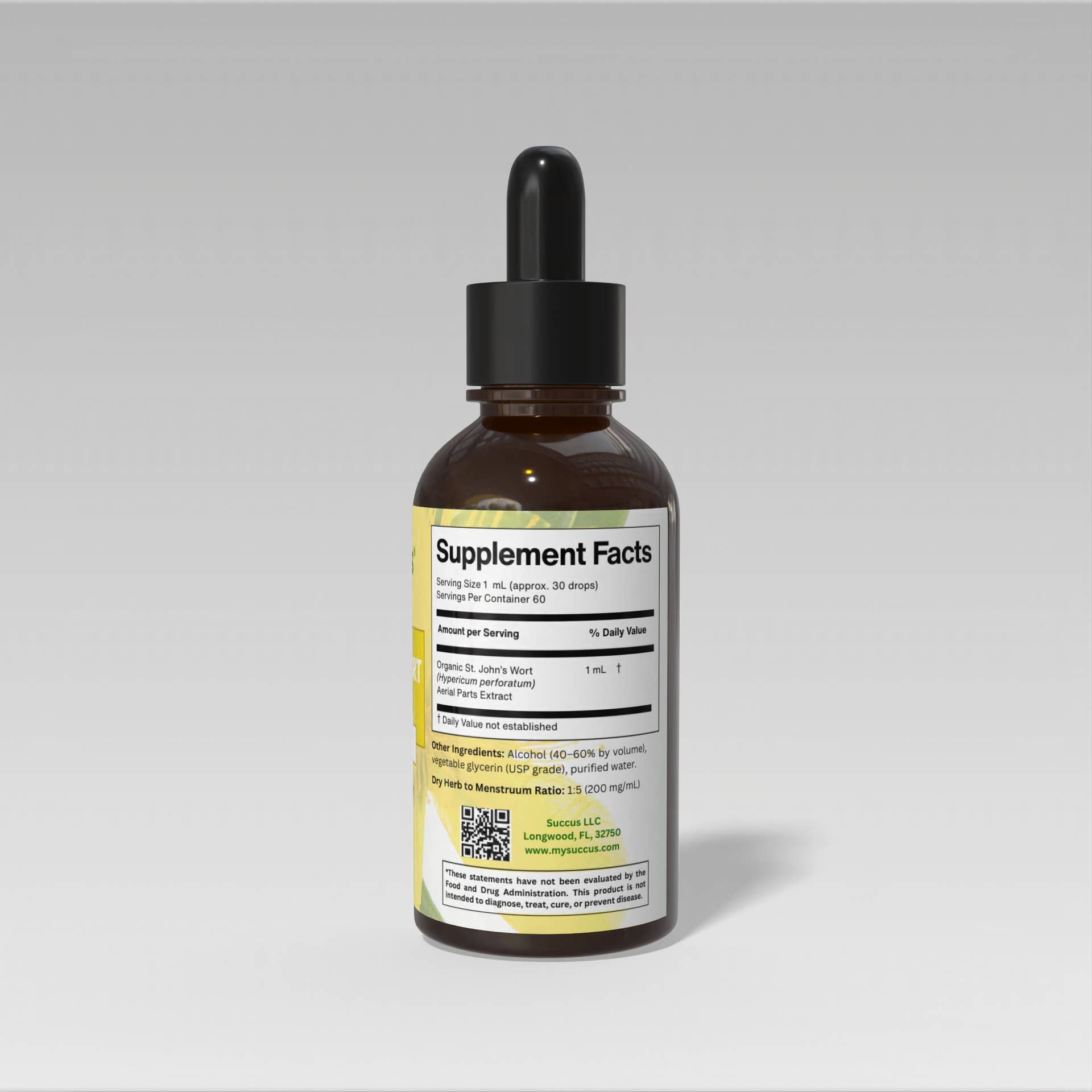 Succus - Wholesale Tincture - St. John's Wort Tincture - Premium Herbal Extract1