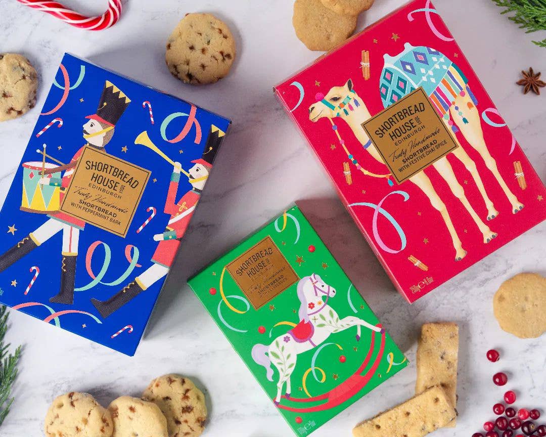 Shortbread House of Edinburgh - Wholesale Cookie - Shortbread House Minis with Peppermint Bark 250g MP63