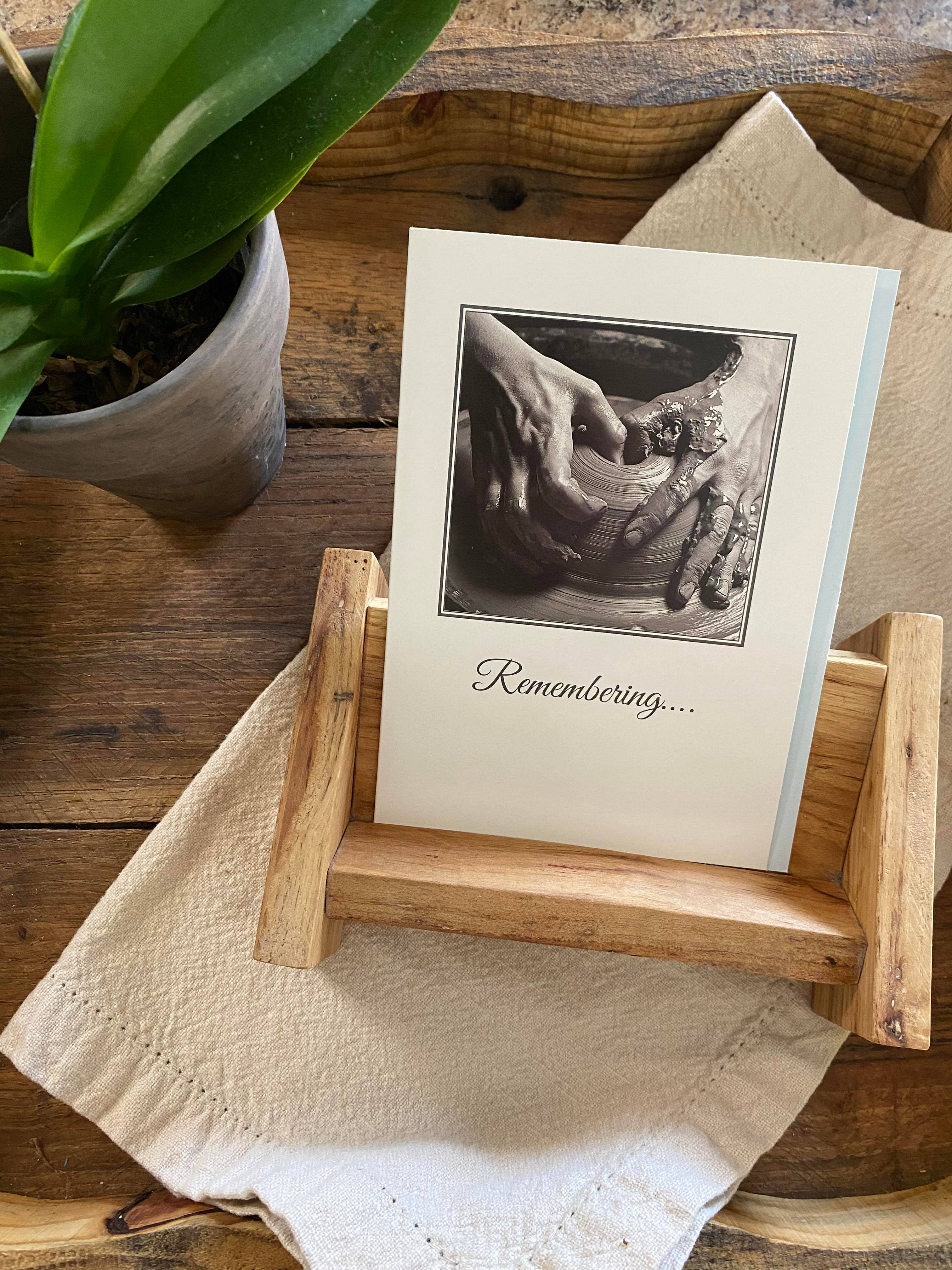 Gracefully Yours - Wholesale Sympathy Card - Sympathy Cards - "Hands" (4 designs - 12 pack)6