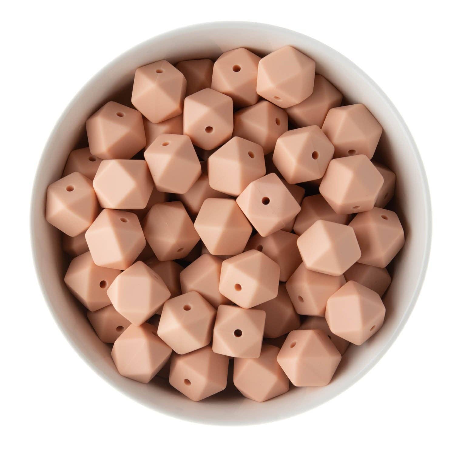 Cara & Co Silicone Craft Supply – wholesale Beads – 14mm Hexagon Silicone Beads12