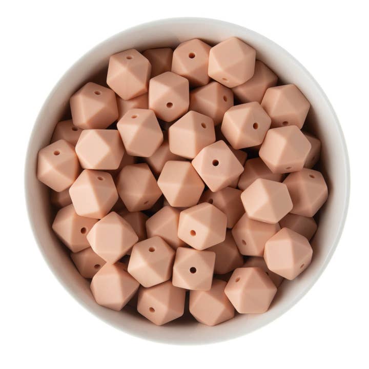 Cara & Co Silicone Craft Supply - Wholesale Beads - 14mm Hexagon Silicone Beads13