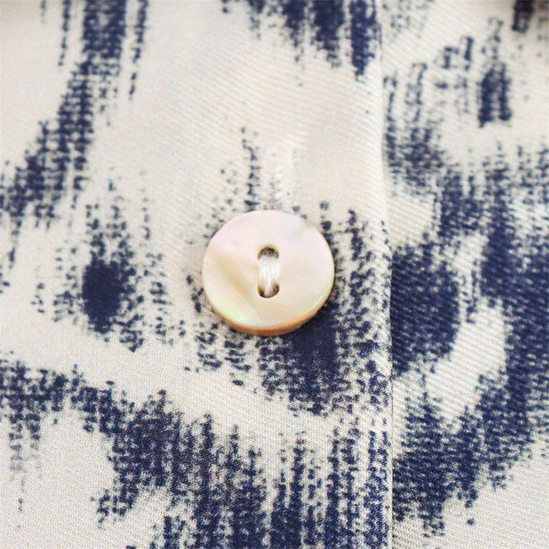 Marayn - Wholesale Lounge Set - Women's - Autumn Silk Print Set Elegant  Effortless Style5