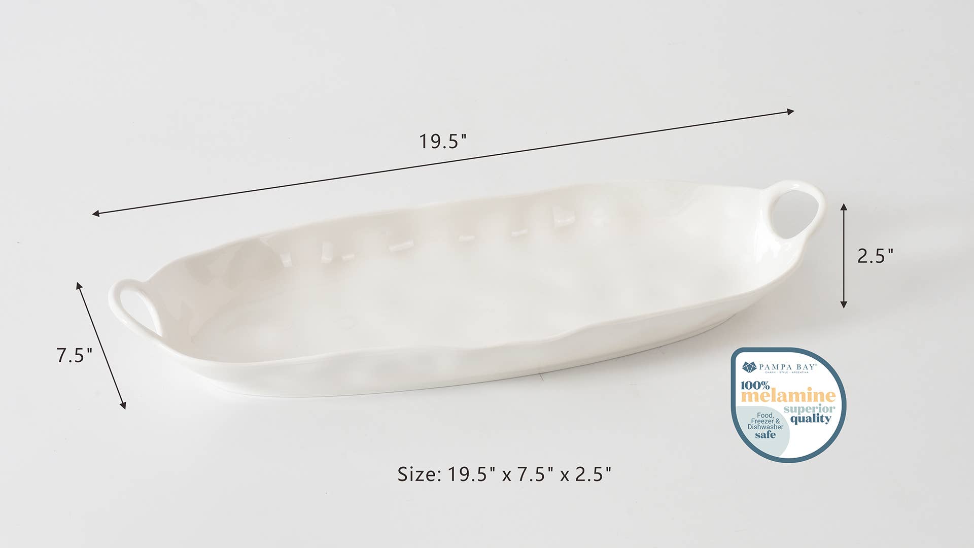Pampa Bay - Wholesale Serving Tray - Deep Long Server in Shatterproof Melamine1