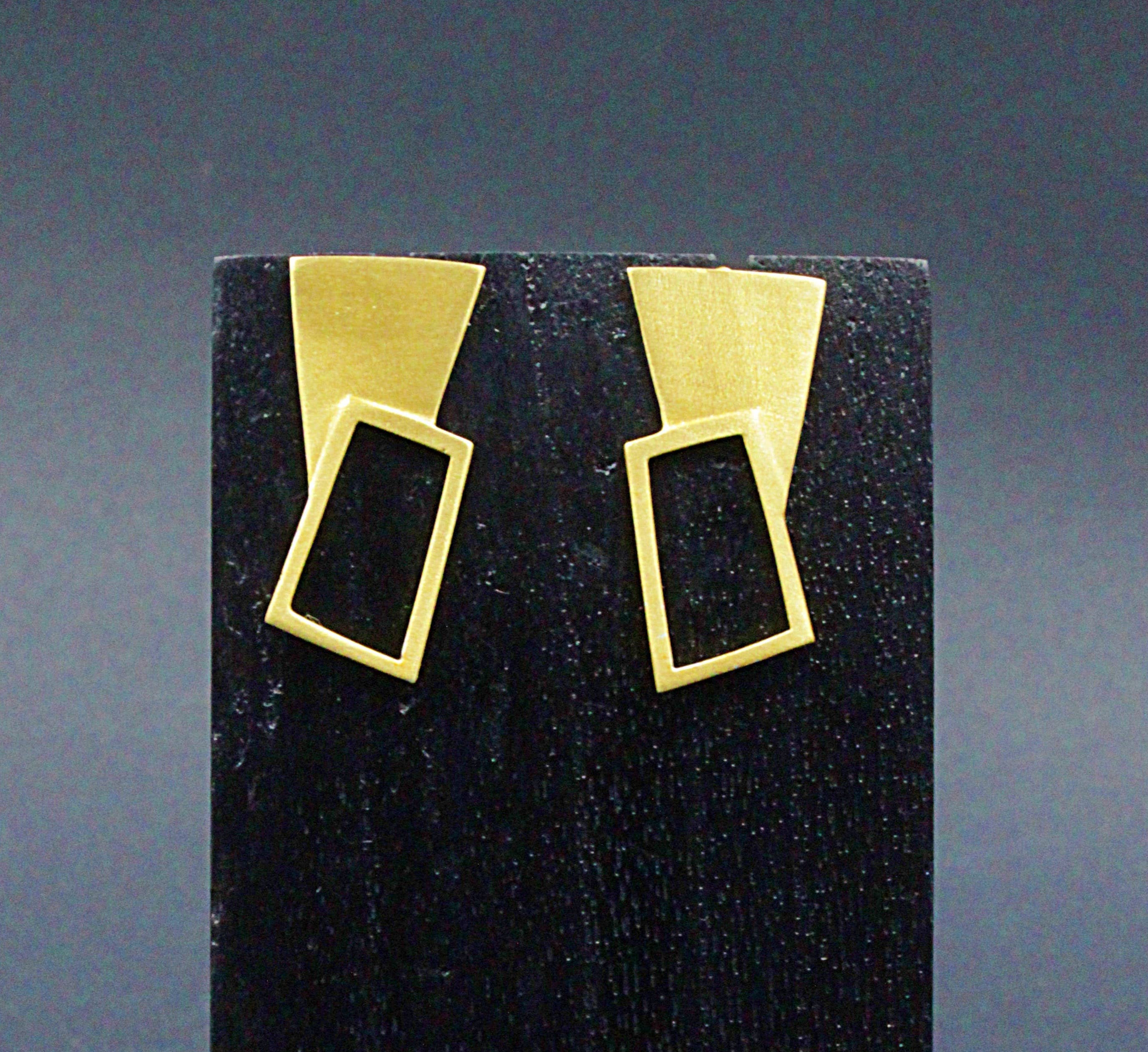 LA MAR - Venta al por mayor Pendientes colgantes - Pendientes ROHE de diseño bañados en oro1