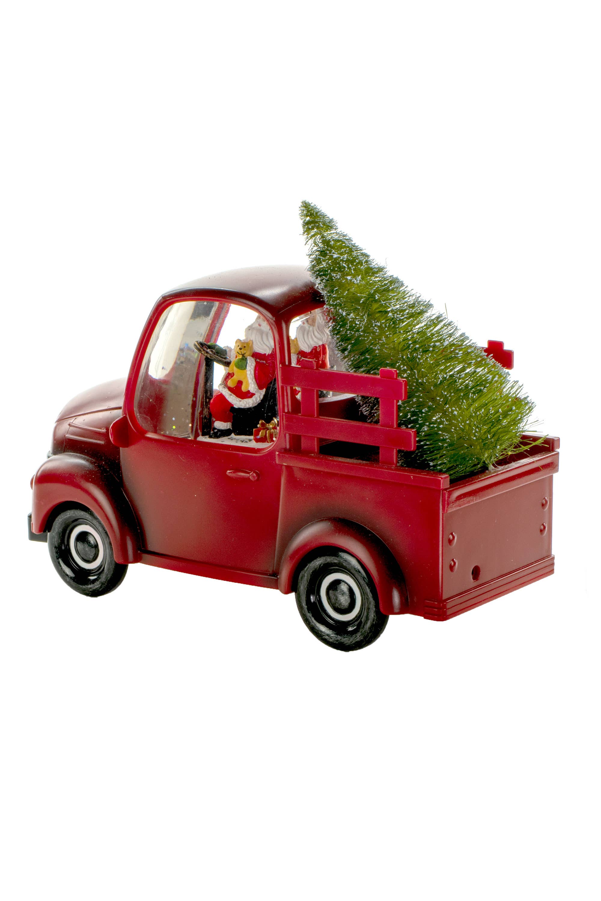 Starlight Collection - Vente Boule à neige - Boule à neige camionnette de Noël à LED rouge1