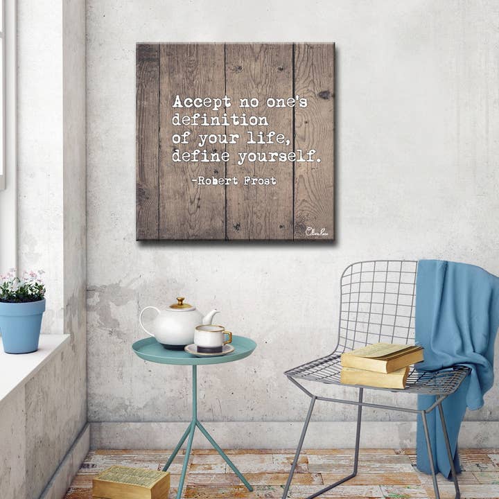 Ready2hangart, Inc. - Wholesale Art Print - Define Yourself' Inspirational Canvas Art by Olivia Rose2
